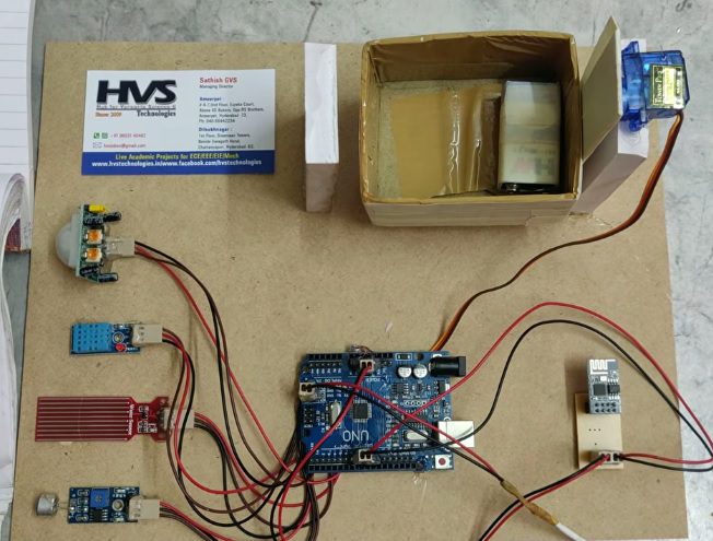 HVS-2810. Smart cradle using Arduino UNO with IOT ESP 8266 THINGSPEAK