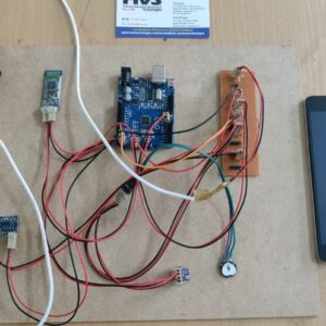 HVS-2811. Health parameters monitoring using Arduino- Heart rate, temperature, pressure and Steps count