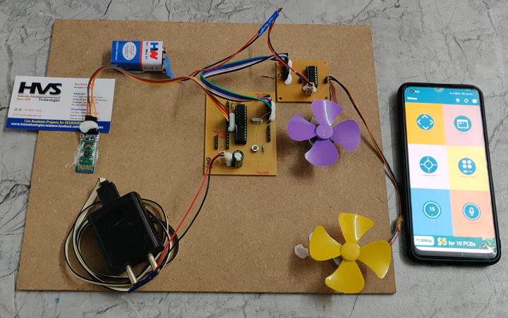 HVS-1465. Voice recognition based Four quadrant chopper for DC motor.