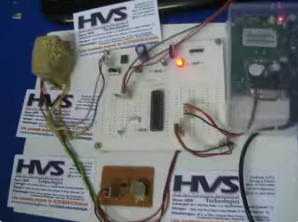 HVS-1741. Electronic eye-dial-up #Home security system based on the PIR and GSM