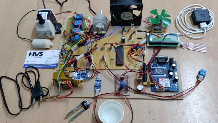 HVS-2156. Control Of Environmental Parameters In A Green House.