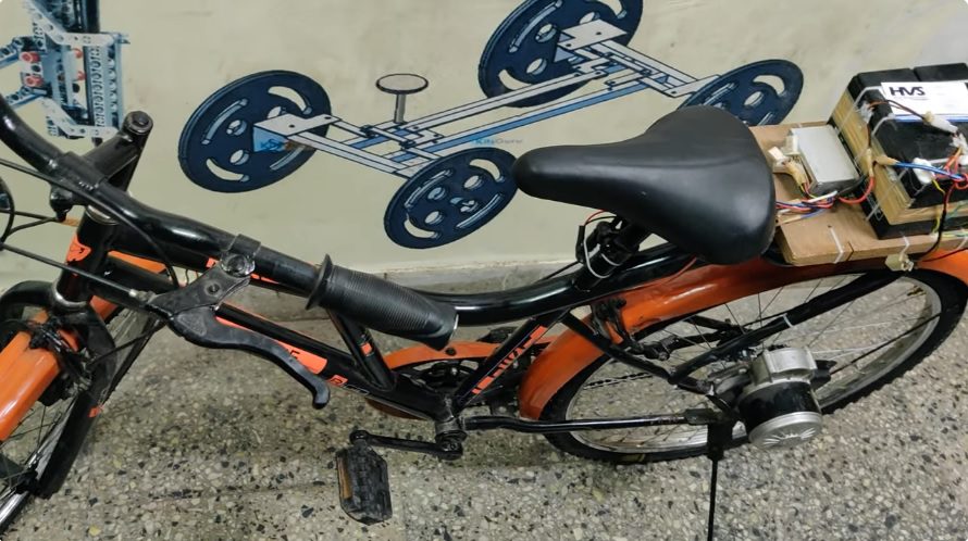 HVS-2017. SOLAIR (Self Charging Electric Bicycle).