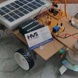 HVS-3252. Bluetooth Based Automatic Solar Grass Cutter.