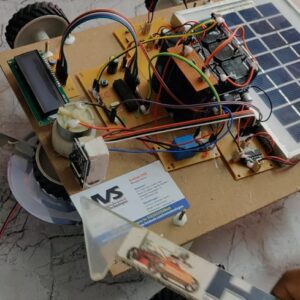 HVS-3286. IoT solar powered Grass cutter with Video streaming.