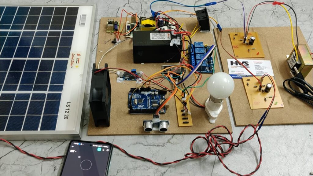 HVS-2383 IoT based Smart Home Automation System using SOLAR PV system.