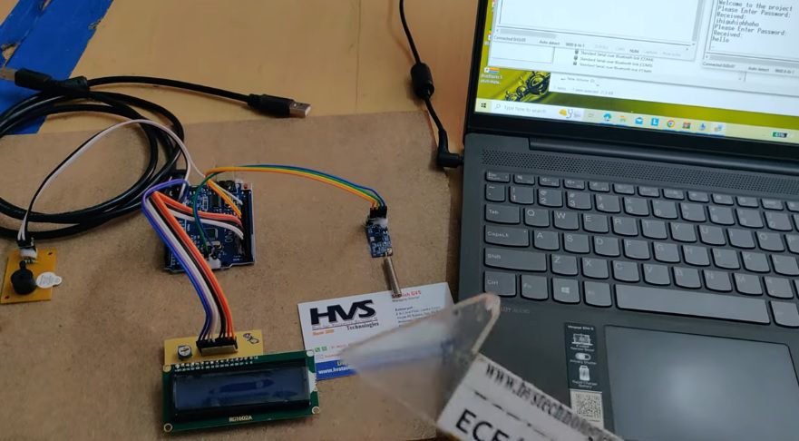 HVS-2466. Data Transmission using Cryptography with Embedded Systems.