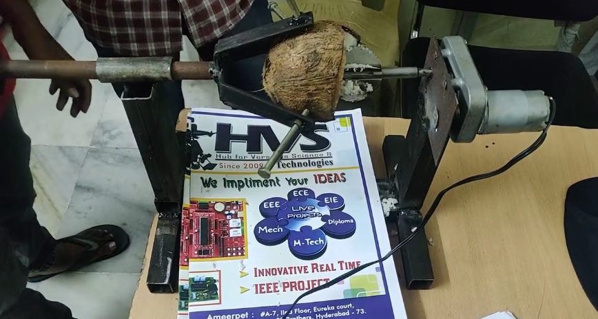 HVS-2628. Automated Coconut Scraping Machine.