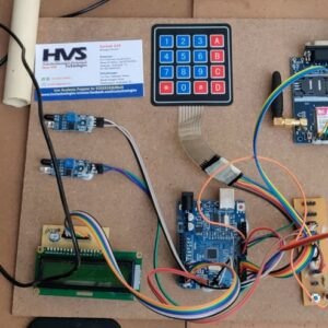 HVS-2713. Microcontroller Based Borewell Vehicle Status Informer Using GSM.