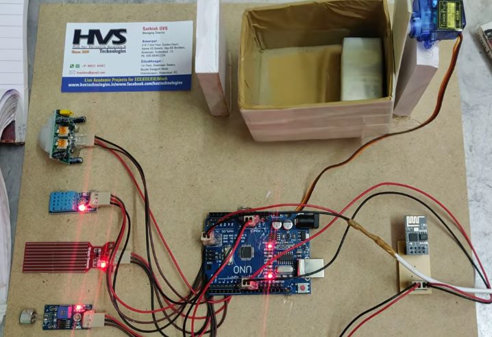 HVS-2810. Smart cradle using Arduino UNO with IOT ESP 8266 THINGSPEAK