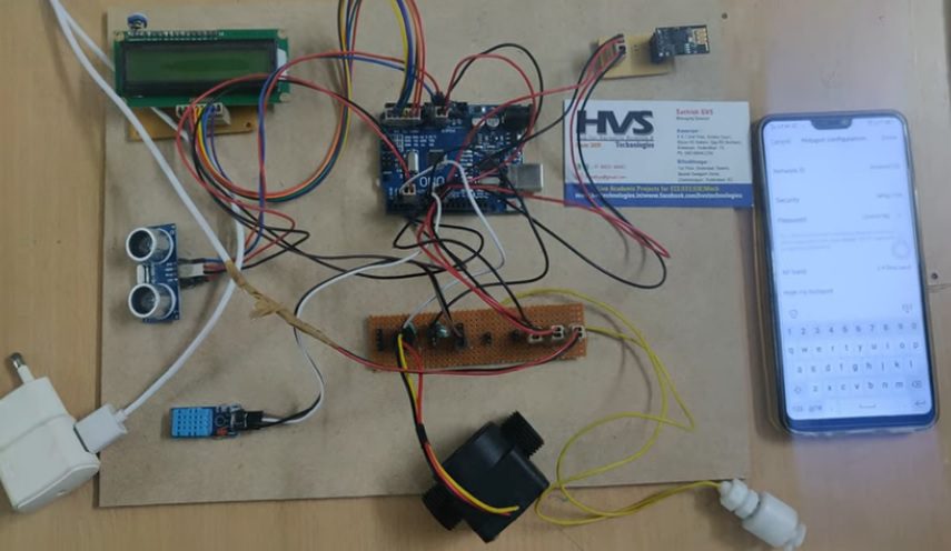 HVS-2815. Early flood detection system and alerting through IOT using ARDUINO