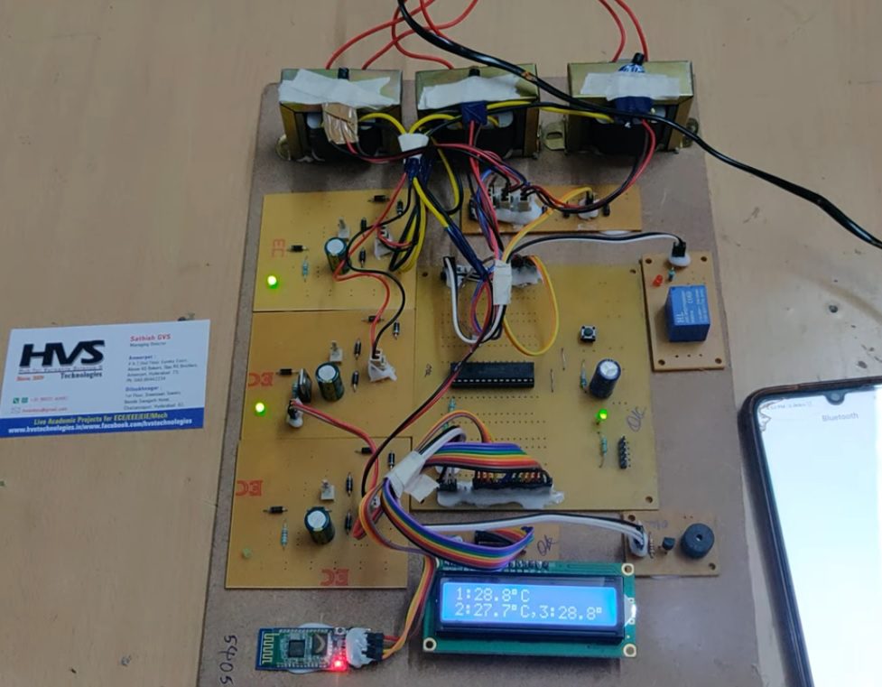 HVS-1459. Multiple Transformer Oil Monitoring and Controlling Through Smart Phone.