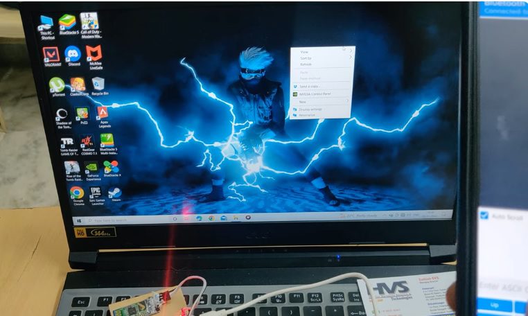 HVS-1480. Smart phone based PC controlling through Bluetooth.