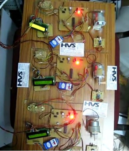 HVS-1985. Speed Synchronization of Multiple Motors in Industries using wireless RF.