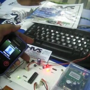 HVS-1741. Electronic eye-dial-up #Home security system based on the PIR and GSM