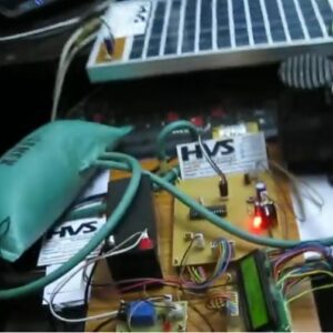 HVS-1963. Solar based air compressor pump for car bike tire inflate.