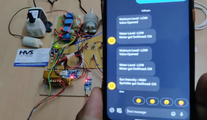 HVS-2156. Control Of Environmental Parameters In A Green House.