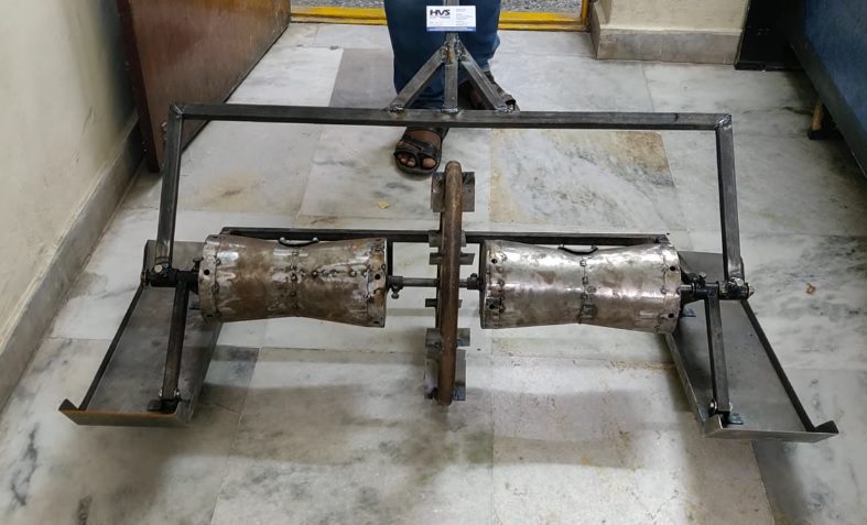 HVS-2003. Fabrication of Paddy Two way (rice) Transplanting Machine.