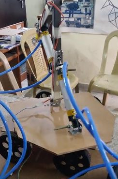 HVS-2673. Pneumatic Pick and Place Robotic Arm.
