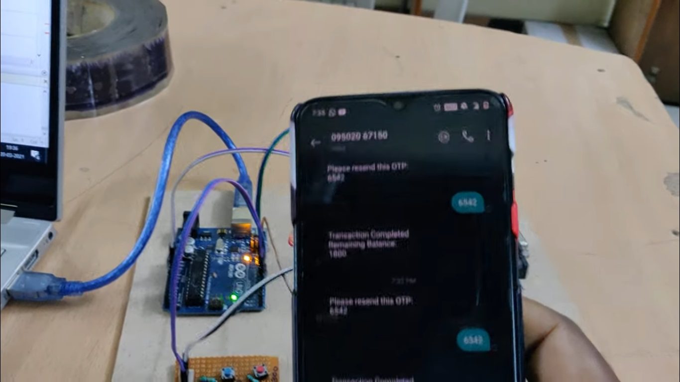 HVS-2722. Face recognition based new generation ATM machine