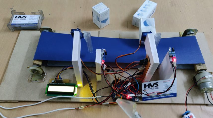 HVS-2773. Faulty Product Detection and Separation System based on Color and Height.