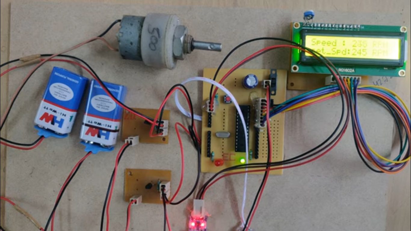HVS-1396. Speed Synchronization of Multiple Motors In Industries using PIC Microcontroller
