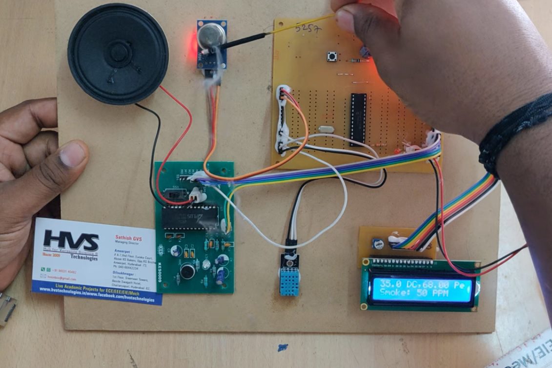 HVS-1440. Monitoring of industrial parameters and voice announcement of abnormal conditions