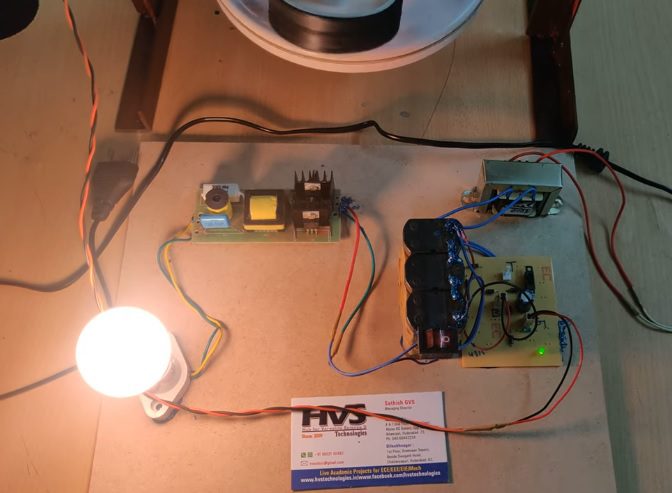 HVS-1995. Design of an Inverter using ceiling Fan.