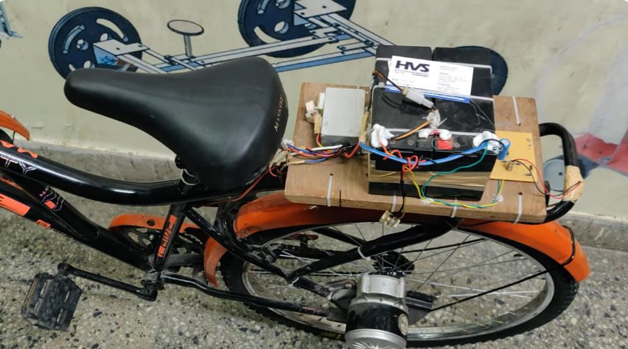 HVS-2017. SOLAIR (Self Charging Electric Bicycle).