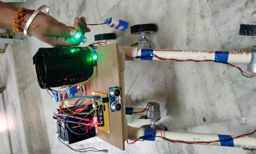 HVS-2150. Autonomous Rocker Bhogie For Plant Irrigation System.