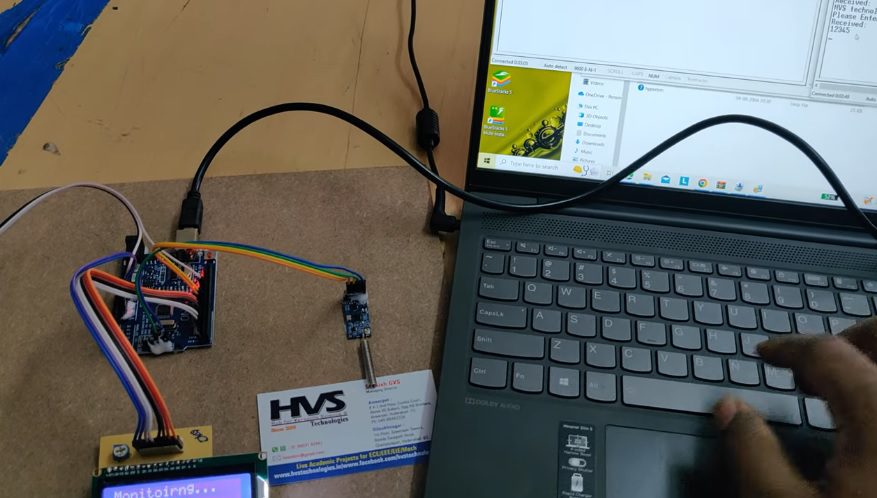 HVS-2466. Data Transmission using Cryptography with Embedded Systems.