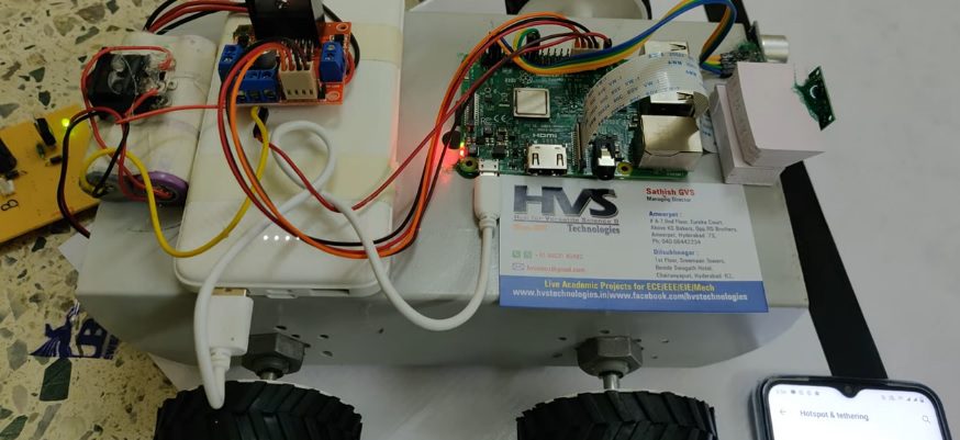 HVS-2782. Self driving car with lane detection and obstacle detection using Raspberry pi OpenCV explanation.