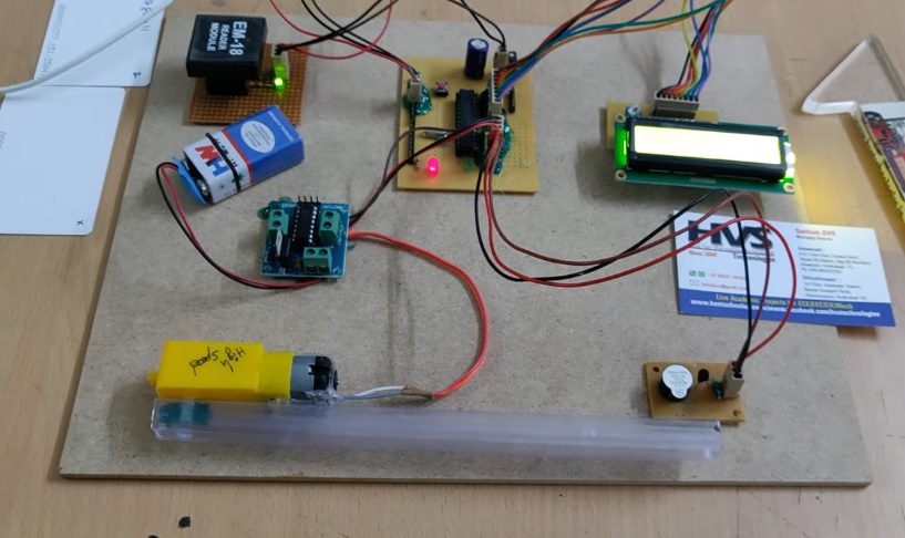 HVS-2783. RFID BUS ticketing system using PIC MICROCONTROLLER.