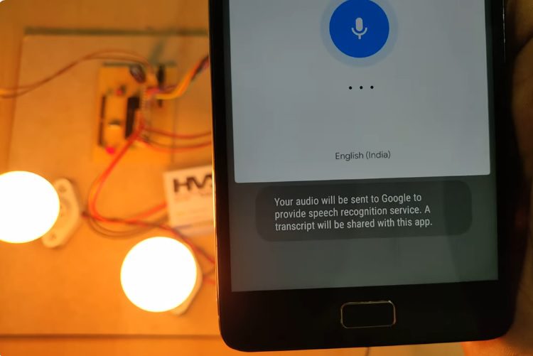 HVS-2788. Voice Controlled Home Automation System