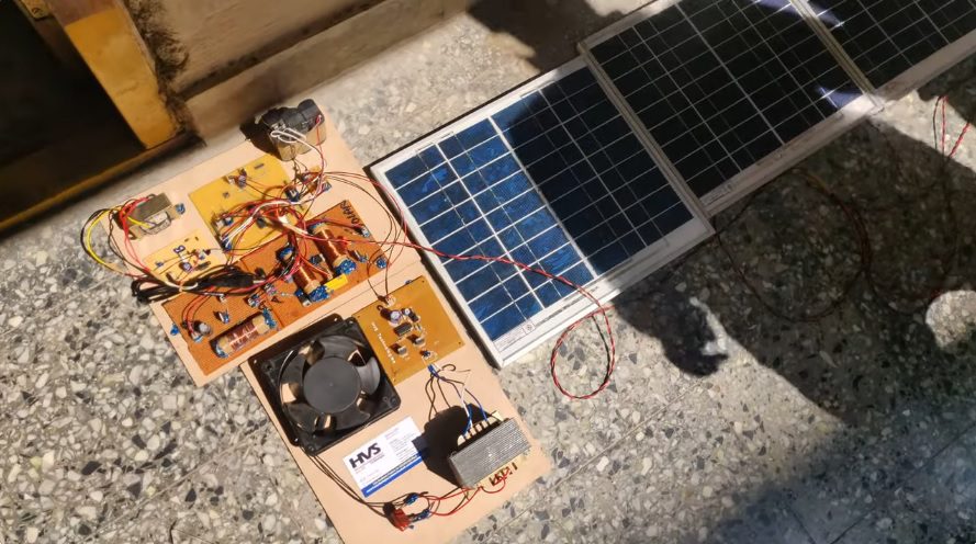 HVS-2797. Solar Powered induction Motor drive - Batteryless Solar Inverter.