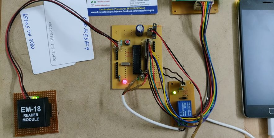 HVS-2801. RFID based Mobile Phone Charging System.