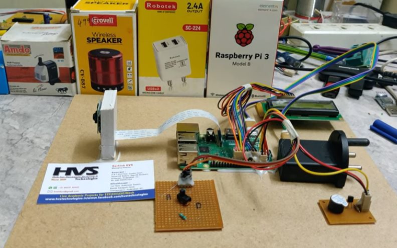 HVS-2829. Smart Shopping Trolley using Raspberry pi.