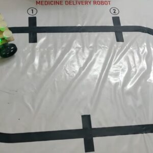 HVS-3072. Medicine Delivery Robot using arduino.