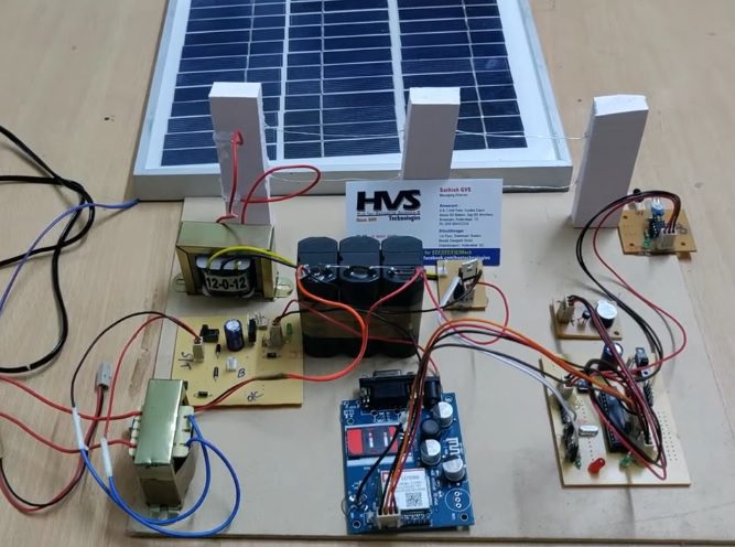 HVS-3160. Solar Fencing system with Intruder Animal Detection and SMS alerts