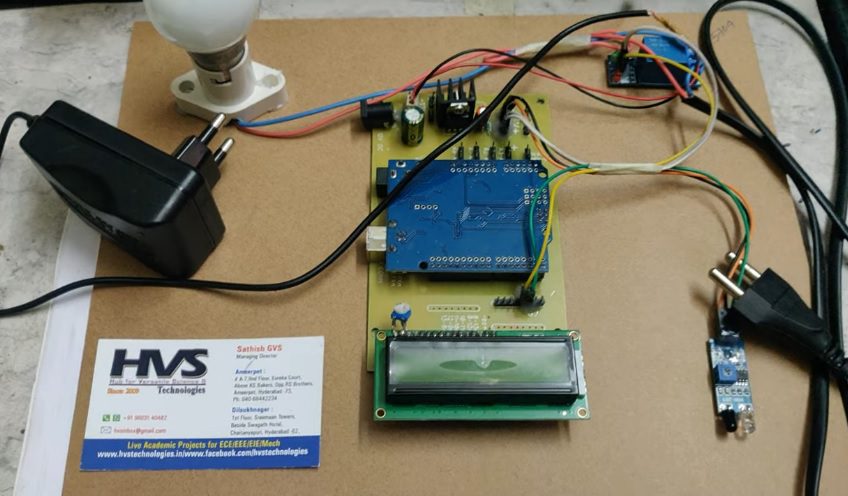 HVS-3408. Arduino UNO Device Control based on Intruder Motion