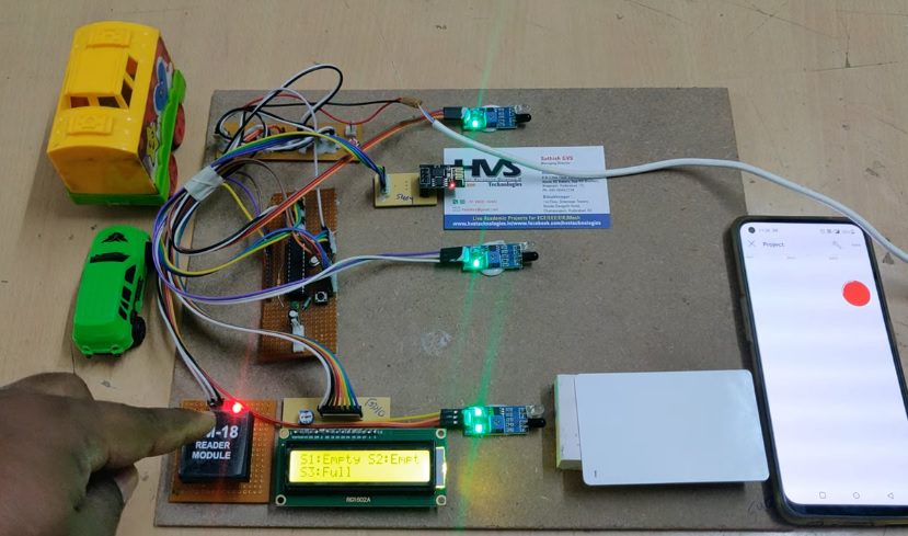 HVS-2863. Automatic Car Parking System Using IOT Blynk.