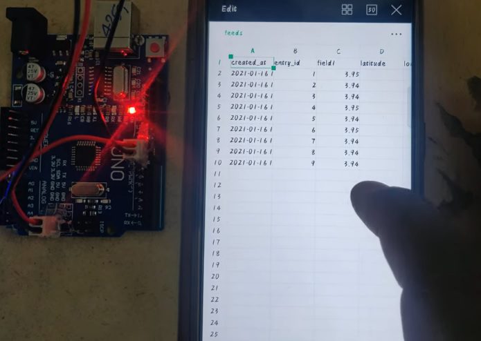 HVS-2820. IOT Battery monitoring system using Arduino and Thingspeak