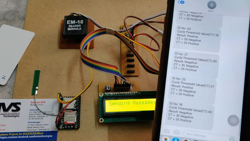 HVS-3141. IoT Instant Contactless Covid Testing Booth Automation using Raspberry pi