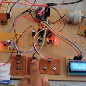 HVS-3153. Four quadrant operation of DC Motor using PIC Microcontroller with speed monitoring