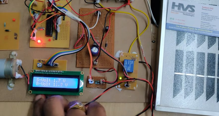 HVS-3168. Grid Interactive Solar PV based water pumping using PMDC motor