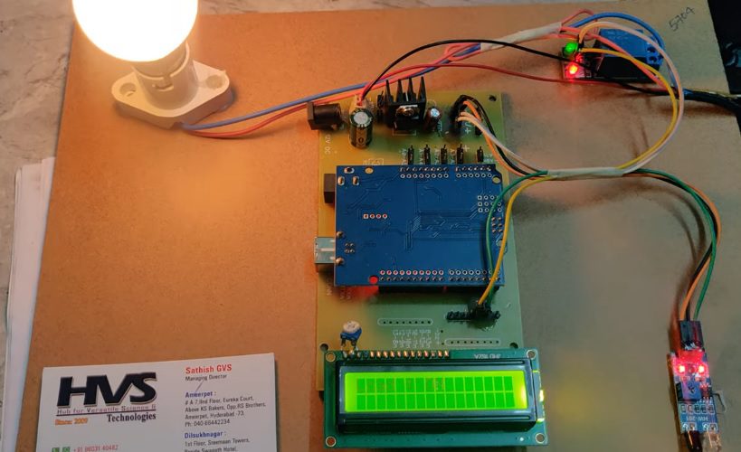 HVS-3408. Arduino UNO Device Control based on Intruder Motion