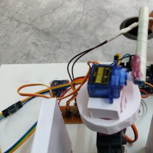 HVS-2785. Turret Gun position control using Arduino UNO Gy511 digital compass - input from any direction