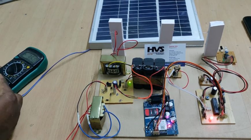 HVS-3160. Solar Fencing system with Intruder Animal Detection and SMS alerts
