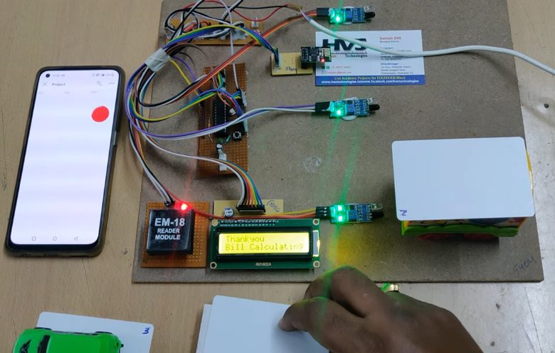 HVS-2863. Automatic Car Parking System Using IOT Blynk.
