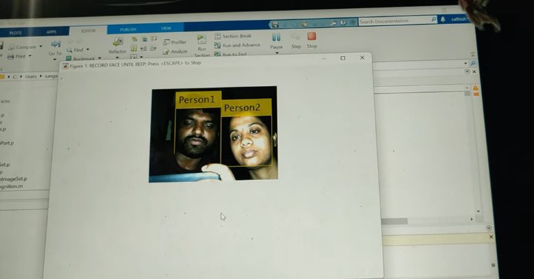 HVS-2834. Multiple face recognition for attendance using MATLAB with data logger and Email Alerts