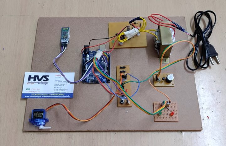 HVS-3411. OTP based Wireless Smart Lock system using Bluetooth